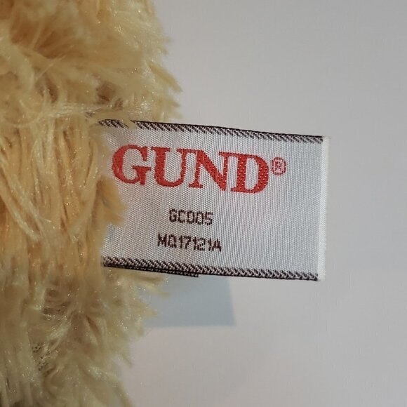 Gund Teddy Bear Light Brown Golden Plush Stuffed Animal 13"l - Picture 7 of 10